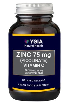 Ygia Zinc Picolinate 15mg & Vitamin C x 60 Capsules