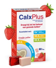 Calx Plus 600mg Chewable 60 Strawberry