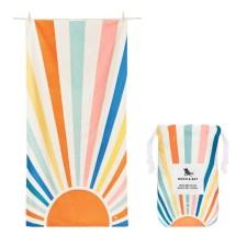 Dock & Bay Beach Towel Stripes Go Wild Rising Sun XLarge 200x90cm