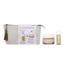 Korres White Pine Menopause Essentials Day Routine Skincare Set / Pouch