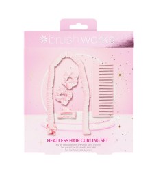 Brushworks Heatless Hair Curling Gift Set