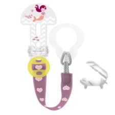 MAM CLIP IT & COVER, CLIP FOR ALL SOOTHER TYPES 0m+ 1PIECE