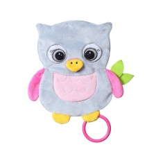 Babyono Cuddly Toy Flat Owl Celeste