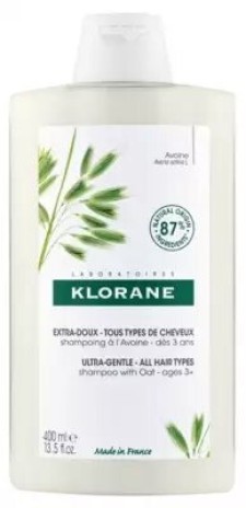 Klorane Ultra Gentle Shampoo With Oat 3+ 400ml