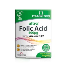 Vitabiotics Ultra Folic Acid 400mg 60tabs