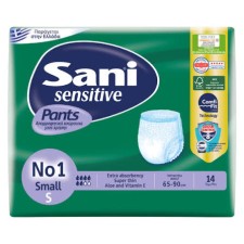 Sani Sensitive Pants Small 14pcs S/S