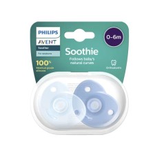 Philips Avent Soothie Silicons Pacifiers Boys 0-6m 2pieces SCF099/21
