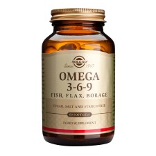 Solgar Omega 3-6-9 Fatty Acids x 60 Softgels - Supports Heart & Brain Function