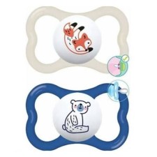 MAM SUPREME SILICONE PACIFIER 16m+ 2s BOY MAM SUPREME SILICONE PACIFIER 16m+ 2s BOY