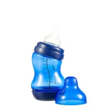 DIFRAX S-BABY BOTTLE WIDE ANTI-COLIC 0m+ 200ML 4 COLORS
