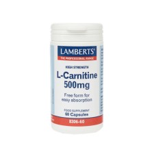 LAMBERTS L-CARNITINE 500MG 60CAPSULES