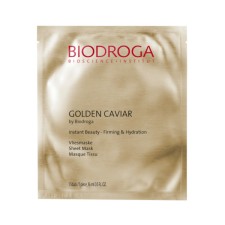 BIODROGA GOLDEN CAVIAR FIRMING &HYDRATING SHEET MASK 1PIECE 16ML