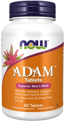 Now Foods - Adam Mens Multi Vitamins x 60 Tablets