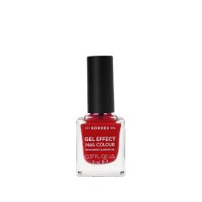 KORRES GEL EFFECT NAIL COLOUR 51 ROSY RED 11ml