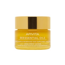 Apivita Beessential Oils Strengthening & Hydrating Skin Supplement Night Balm x 15ml