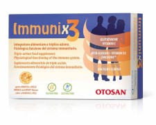 OTOSAN IMMUNIX3 CHEWABLE TABLETS ORANGE & HONEY FLAVOR 40 TABLETS, WITH TRIPLE ACTION FOR THE PHYSIOLOGICAL FUNCTIONING OF THE IMMUNE SYSTEM