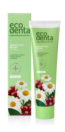 ECODENTA Sensitivity Relief Toothpaste with Camomile and Clove Bud Extracts 100ml
