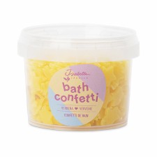 Isabelle Lauren yellow bath confetti verbena