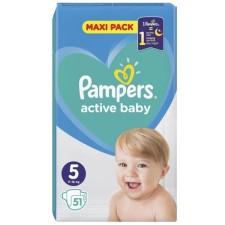 Pampers Active Baby No 5 (11 - 16 Kg) 51 Diapers
