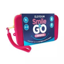 Elgydium Smile On The Go Eludril Gums Purple Bag Set 3pcs