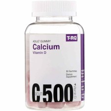 T-RQ CALCIUM 500mg + VITAMIN D 30 CHEWABLE GUMMIES FOR ADULTS