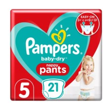 Pampers Baby Dry 11 - 17 Kg No 5 With 21 Pants