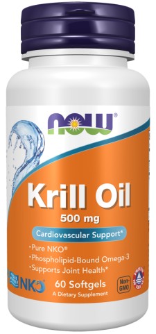 Now Krill Oil 500mg 60 Softgels