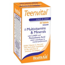 Health Aid Teenvital x 30 Veg Tablets