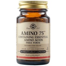 SOLGAR AMINO 75, CONTAINING ESSENTIAL AMINO ACIDS 30CAPSULES