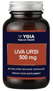 Ygia Uva Ursi-Urinary 500 mg 60 Caps Ygia Uva Ursi-Urinary 500 mg 60 Caps