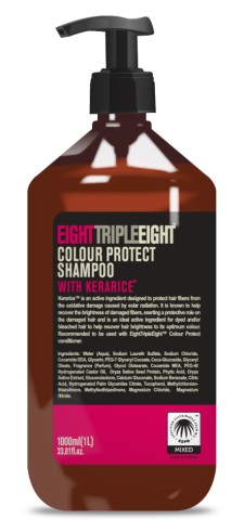 EIGHTTRIPLEEIGHT COLOUR PROTECT WITH KERARICE SHAMPOO 1L