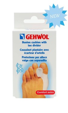 GEHWOL BUNION CUSHION WITH TOE DIVIDER