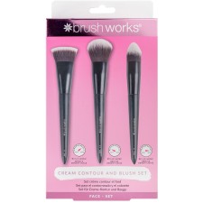 Brushworks Cream Contour And Blush Set 3s