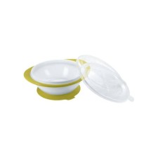 NUK EASY LEARNING EATING BOWL 2 LIDS 2 COLORS
