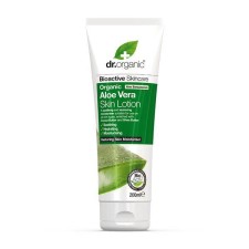 DR. ORGANIC ALOE VERA SKIN LOTION FOR DRY DAMAGED SKIN. MOISTURIZES- HYDRATES- SOOTHES 200ML