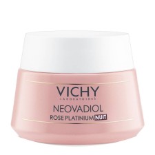 VICΗΥ NEOVADIOL ROSE PLATINUM NIGHT, REVITALIZING& REPLUMPING NIGHT CARE FOR MATURE AND DULL SKIN 50ML