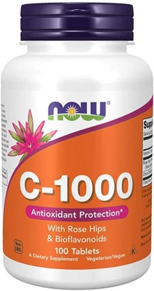 NOW VITAMIN C-1000 WITH ROSE HIPS 100S