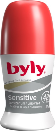 Byly Deodorant Roll-On Sensitive Unscented 50ml