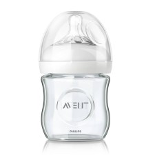 PHILIPS AVENT NATURAL BABY GLASS BOTTLE 0m+ 120ML