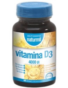 Naturmil Vitamina D3 4000ui 60 Capsules