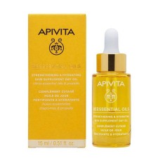 Apivita Beessential Oils Strengthening & Hydrating Skin Supplement Day Oil x 15ml