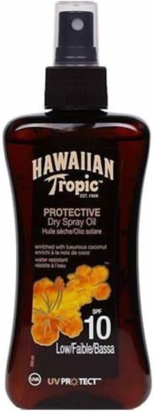 Hawaiian Tropic Protective Dry Spray Oil Coconut & Papaua SPF10 200ml