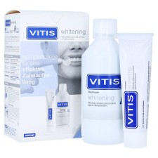 VITIS WHITENING PACK, CONTAINS WHITENING MOUTHWASH AND TOOTHPASTE