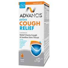 ADVANCIS EXTRA COUGH RELIEF ADULT SYRUP 200ML