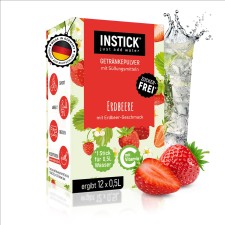 Instick Powdered Drink Mix Strawberry 12sticks, Στιγμιαίο Ρόφημα Σ... Instick Powdered Drink Mix Strawberry 12sticks, Στιγμιαίο Ρόφημα Σ...