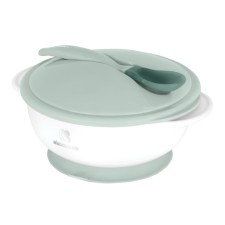 Kikka Boo Bowl with Heat Sensing Spoon Mint