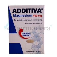 ADDITIVA MAGNESIUM 400MG, 30TABLETS