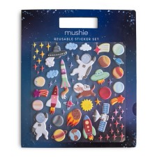 MUSHIE REUSABLE STICKER SET SPACE 36M+