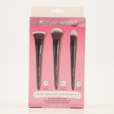 Brushworks Cream Contour And Blush Set 3s