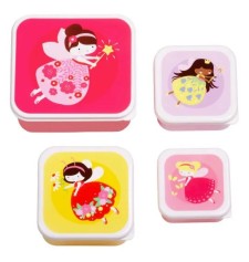 A Little Lovely Company Lunch & Snack Box Set Fairy 4s
